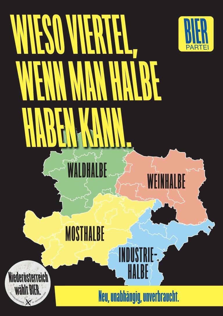 BIER Plakat Niederösterreich