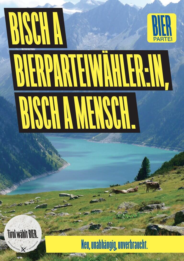 BIER Plakat Tirol